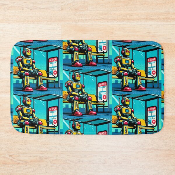 Item preview, Robot waiting at the bus stop designed and sold by Dogandesighn.