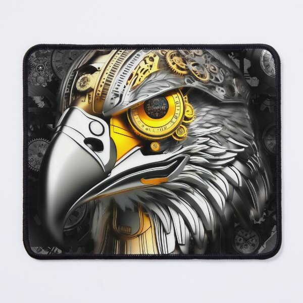 Item preview, Steampunk retro style Falcon Bird of prey designed and sold by Drone-tees.