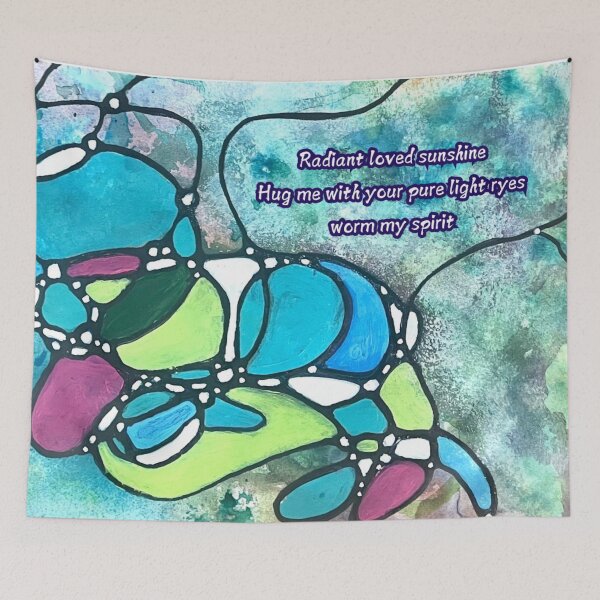 Item preview, Vibrations Of Peace designed and sold by divinepainting.