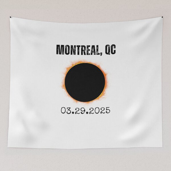 Artikelvorschau, Montreal, QC Sonnenfinsternis 2025 29.03.25 Astronomie-Fans entworfen und verkauft von snowry.