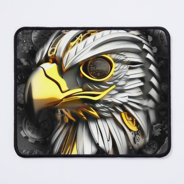 Item preview, Steampunk retro style Falcon Bird of prey designed and sold by Drone-tees.