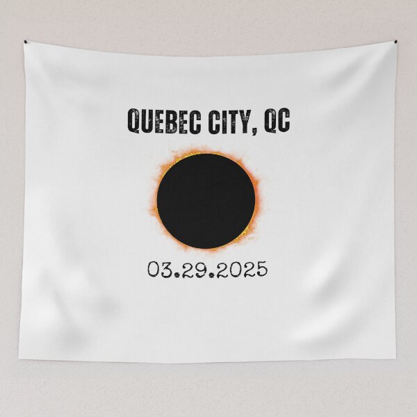 Artikelvorschau, Quebec City, QC Sonnenfinsternis 2025 29.03.25 Astronomie-Fans entworfen und verkauft von snowry.