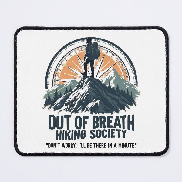 Item preview, Out of Breath Hiking Society  Funny Hiking designed and sold by ArtFromBeyond.