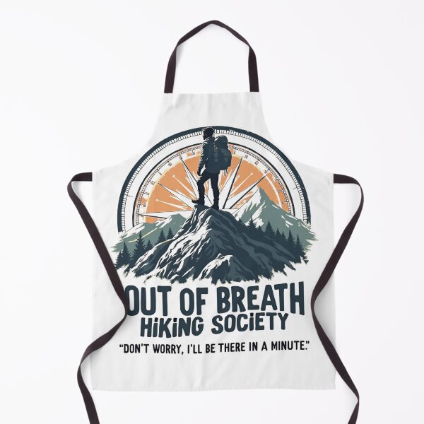 Item preview, Out of Breath Hiking Society  Funny Hiking designed and sold by ArtFromBeyond.