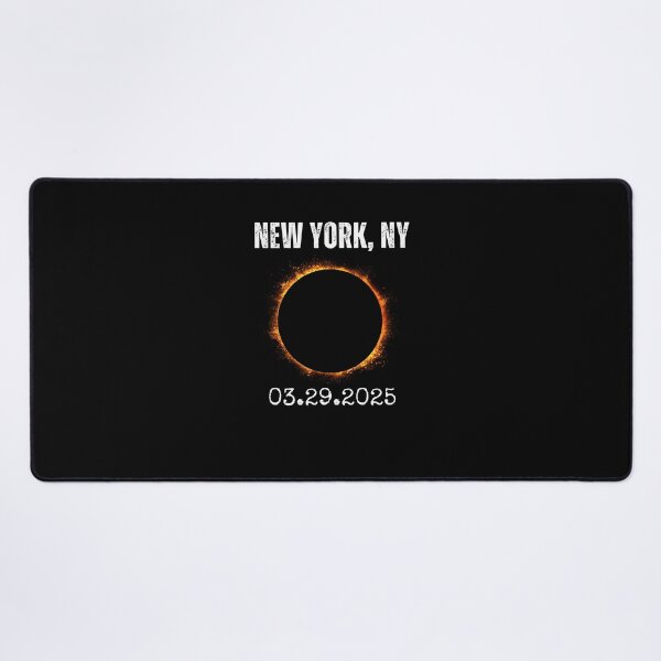 Item preview, New York, NY Solar Eclipse 2025 03.29.25 astronomy trip designed and sold by snowry.