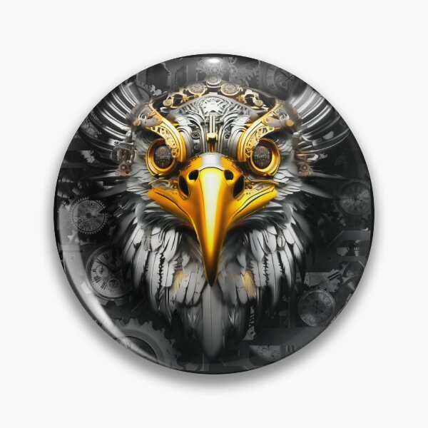 Item preview, Steampunk retro style Eagle Bird of prey designed and sold by Drone-tees.