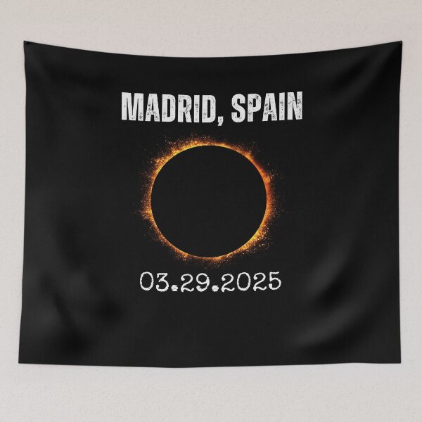 Item preview, Madrid, Spain Solar Eclipse 2025 03.29.25 astronomy trip designed and sold by snowry.