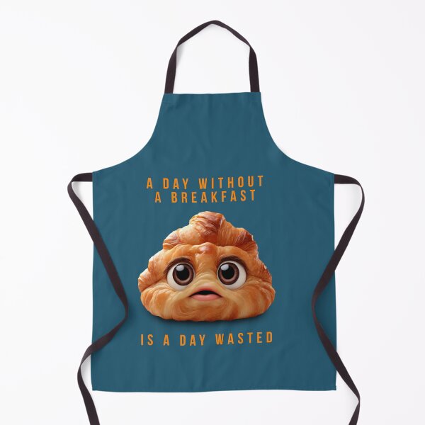 Item preview, Croissant Design | "A Day Without Breakfast Is A Day Lost" designed and sold by magenta-dream.