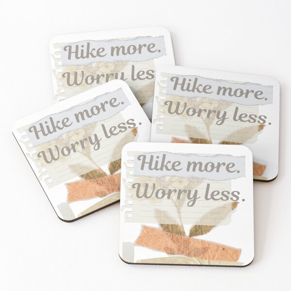 Item preview, Hike More Worry Less Quote Vintage Retro designed and sold by ugsdesignS.