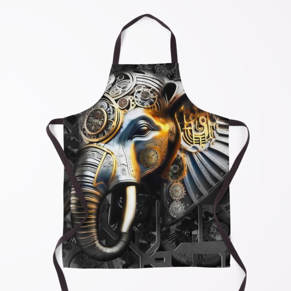 Item preview, Steampunk retro style Elephant designed and sold by Drone-tees.