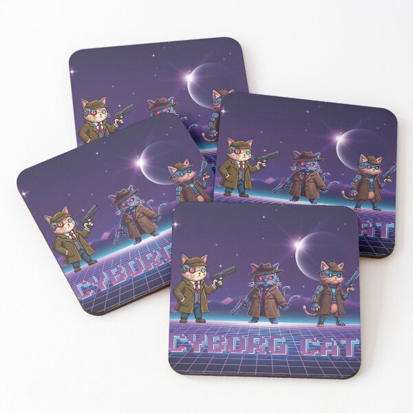 Item preview, Cyborg Cat designed and sold by browncis1shop.