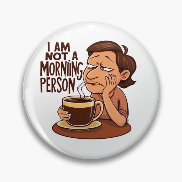 Item preview, Not a morning person designed and sold by Juraclee.
