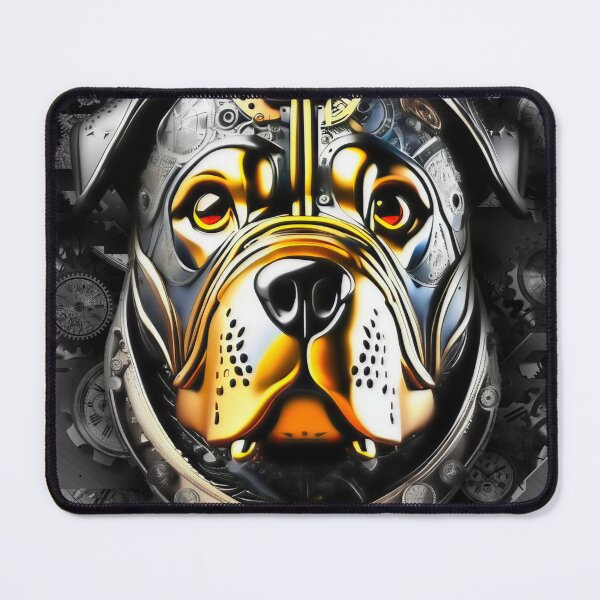 Item preview, Steampunk retro style Rottweiler dog designed and sold by Drone-tees.