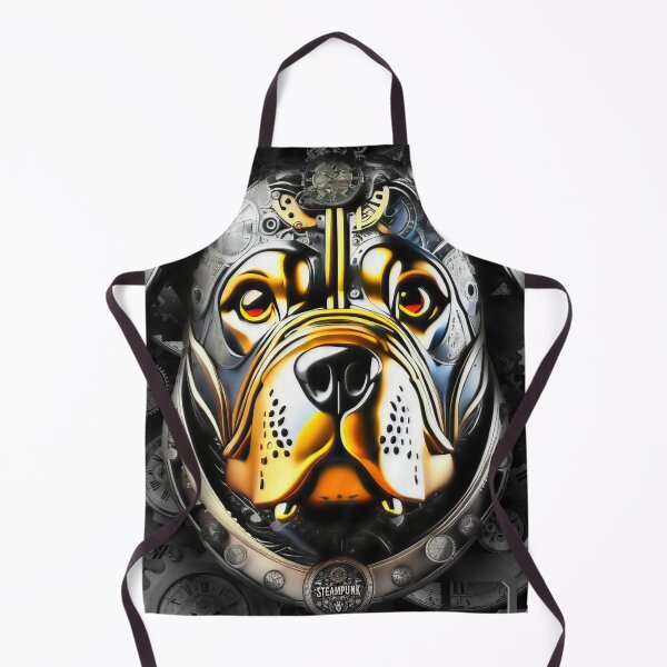 Item preview, Steampunk retro style Rottweiler dog designed and sold by Drone-tees.