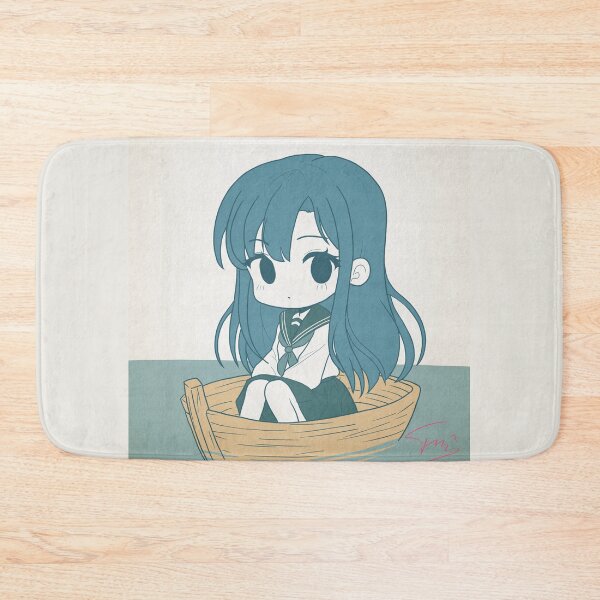 Item preview, Chibi Schoolgirl on a Boat – Cute Anime Adventure designed and sold by AirForceTuan.