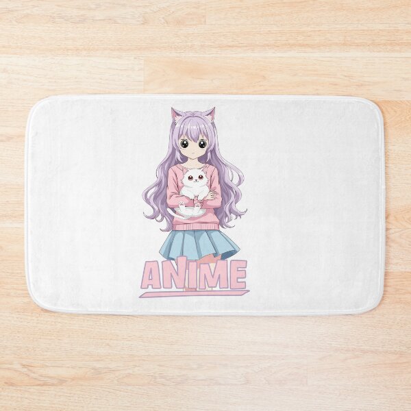 Item preview, Anime girl with cat designed and sold by MaveArts.