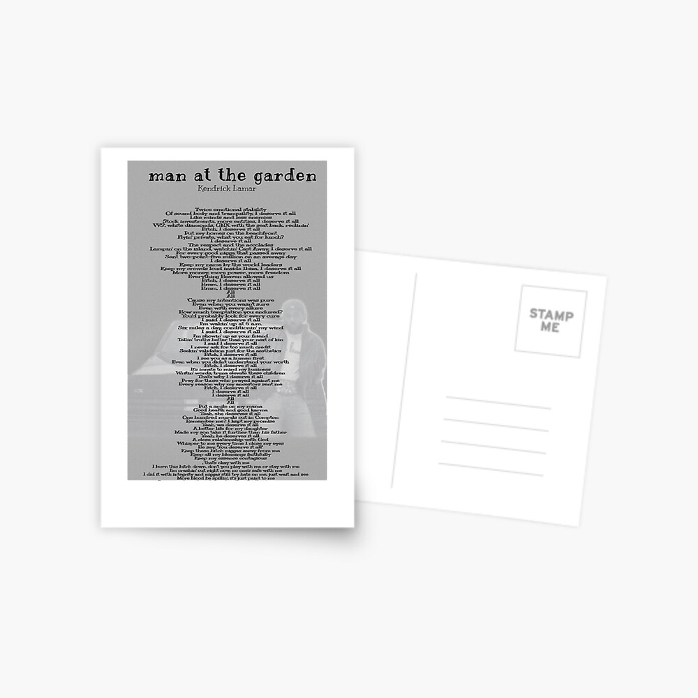 Kendrick Lamar song lyrics  Greeting Card