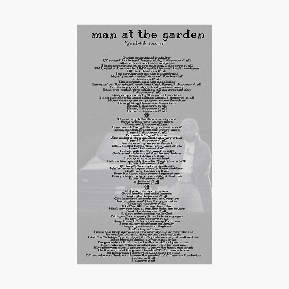 Kendrick Lamar song lyrics  Greeting Card