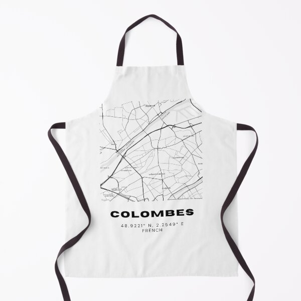 Item preview, Minimalist Colombes Map Art - France City Coordinates Design designed and sold by RM-Journey.