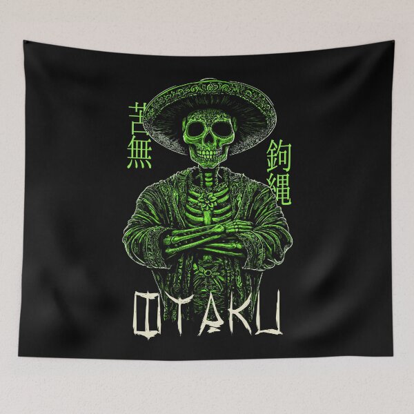 Item preview, Skeleton skull otaku designed and sold by MaveArts.