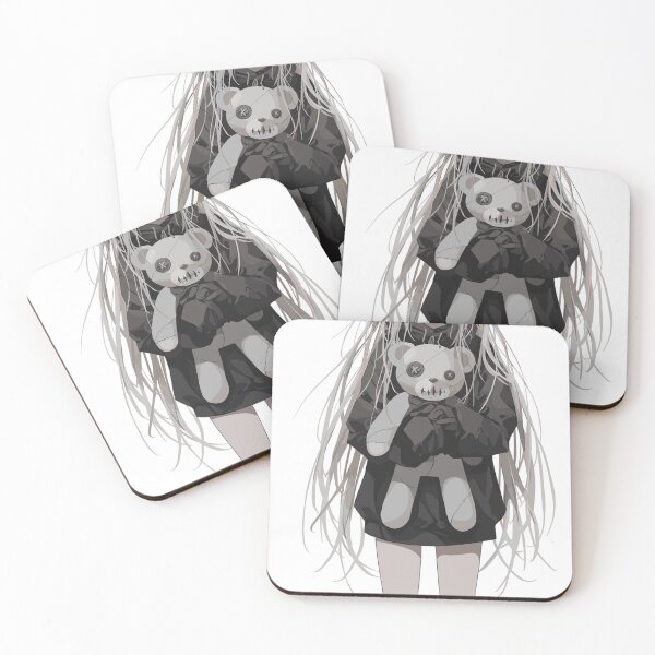 Item preview, Anime girl with horror bear designed and sold by MaveArts.