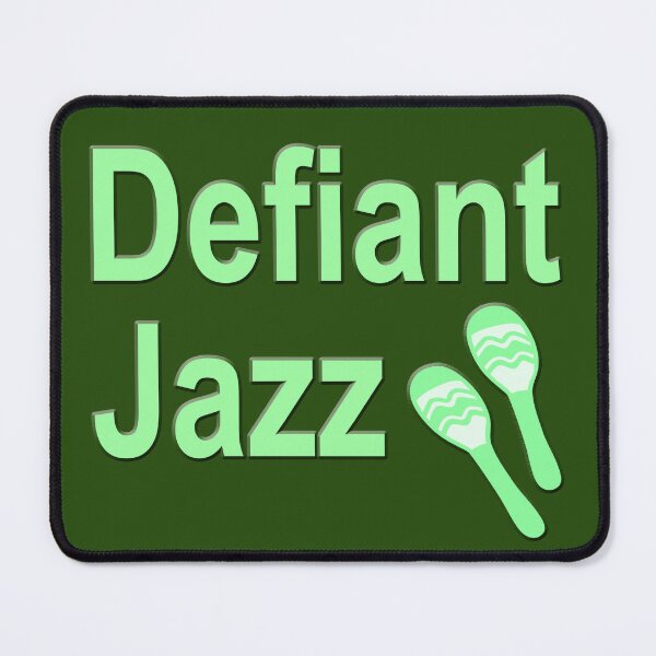Item preview, Defiant Jazz with Maracas Green designed and sold by Karen Simon.