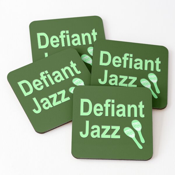 Item preview, Defiant Jazz with Maracas Green designed and sold by Karen Simon.