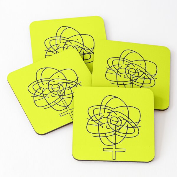Item preview, The atom of atheism and the upside down cross designed and sold by artistry2024.