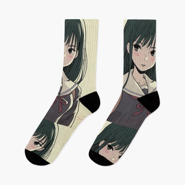 Item preview, Serious Anime Schoolgirl – Vintage Anime Art designed and sold by AirForceTuan.
