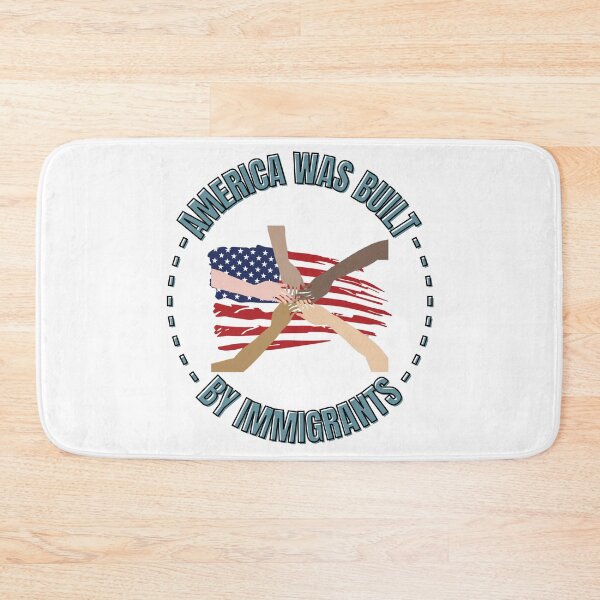 Item preview, America Was Built by Immigrants Refugee Rights designed and sold by SillyDarkShop.