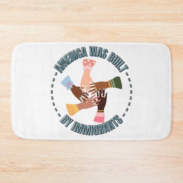 Item preview, America Was Built by Immigrants Refugee Rights designed and sold by SillyDarkShop.