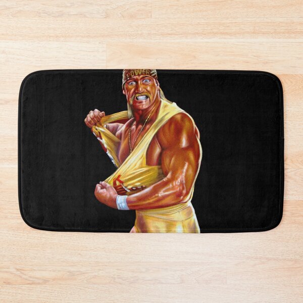 Item preview, Hulk Hogan ripping off yellow shirt, Oil on velvet by Jorge Torrones ver2 designed and sold by velvetify.com.