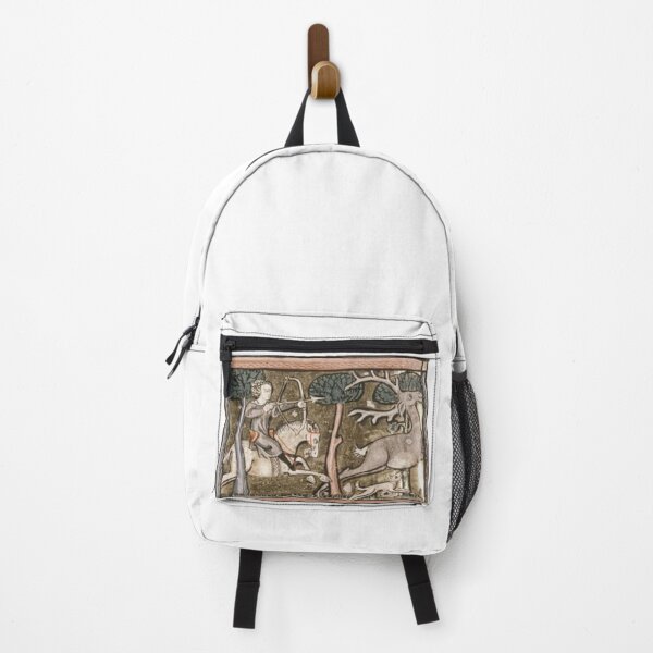 Item preview, Medieval Arthurian nobleman hunting a stag through a forest designed and sold by IllmadeErrant.