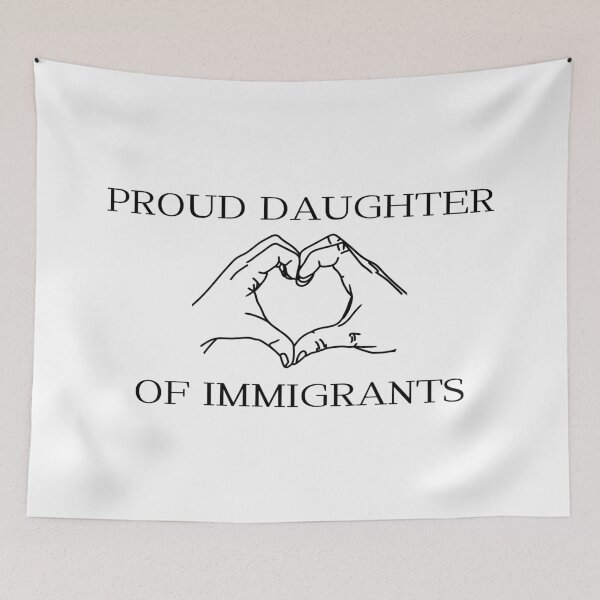 Item preview, Proud Daughter Of Immigrants Pro Immigration designed and sold by SillyDarkShop.