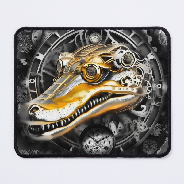 Item preview, Steampunk retro style Crocodile designed and sold by Drone-tees.