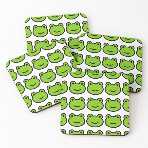 Item preview, Green Frog Faces designed and sold by BoyFriendAI.
