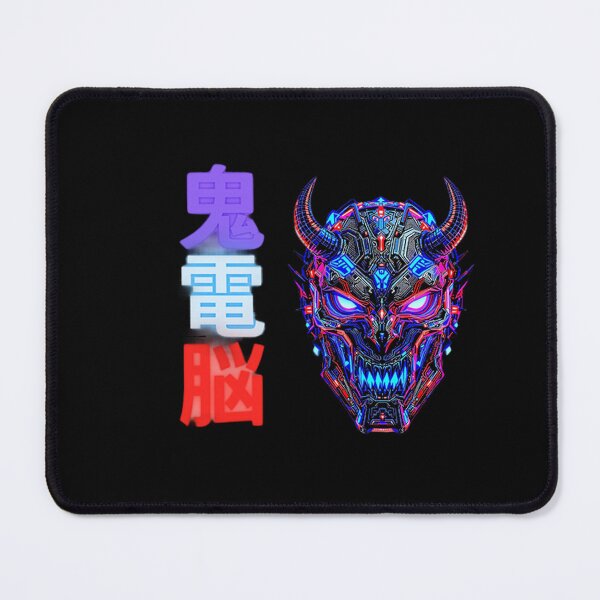 Item preview, Cyberpunk Demon Mask | Futuristic Samurai Skull designed and sold by MysticArtisan.