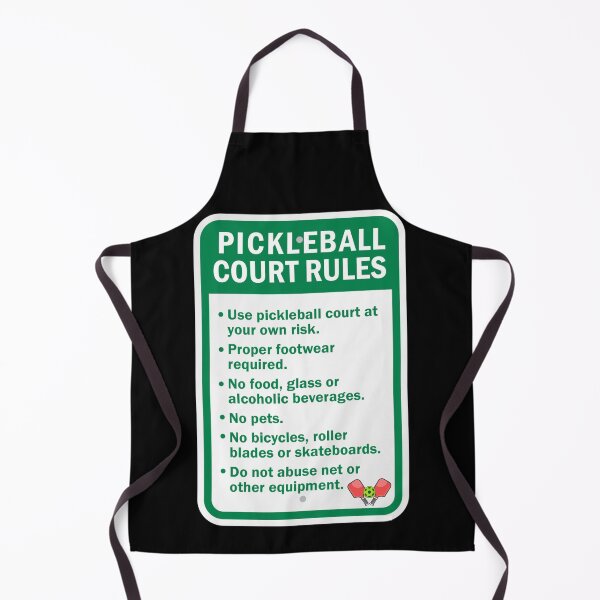 Artikelvorschau, Pickleball Team Rules Sign Sticker entworfen und verkauft von CoachEkong.
