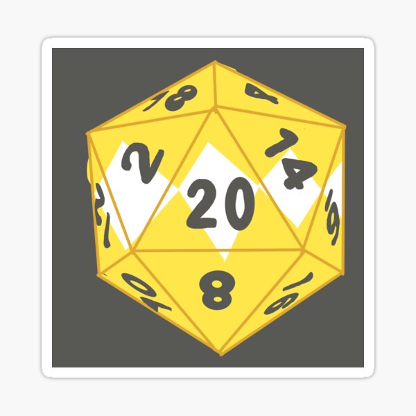Vista previa del artículo con la obra «Ranger amarillo MMPR D20», diseñado y vendido por ThesingleHshow.