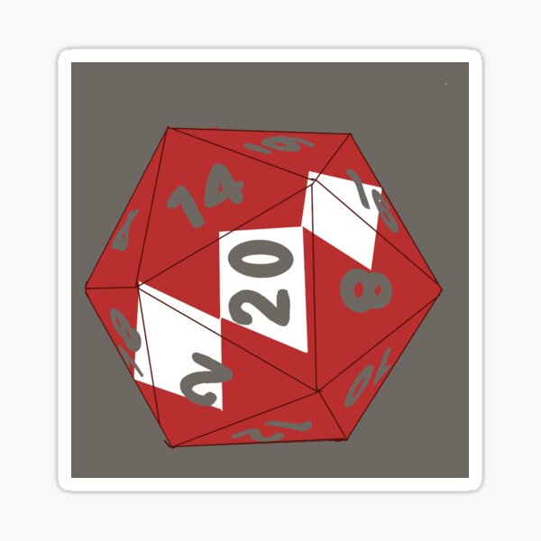 Vista previa del artículo con la obra «Ranger rojo MMPR D20», diseñado y vendido por ThesingleHshow.