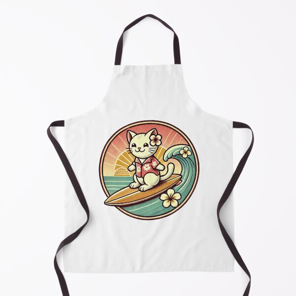 Item preview, Surf Kawaii Kitty designed and sold by Kona Cat Creationz.