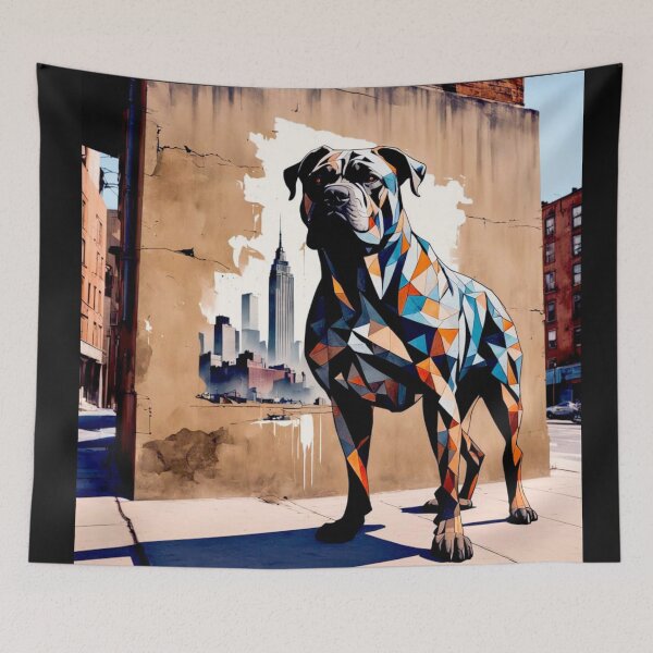 Item preview, Boxer Dogs: Exploring Breed Varieties Graffiti  designed and sold by Helios Be. Lavsh.