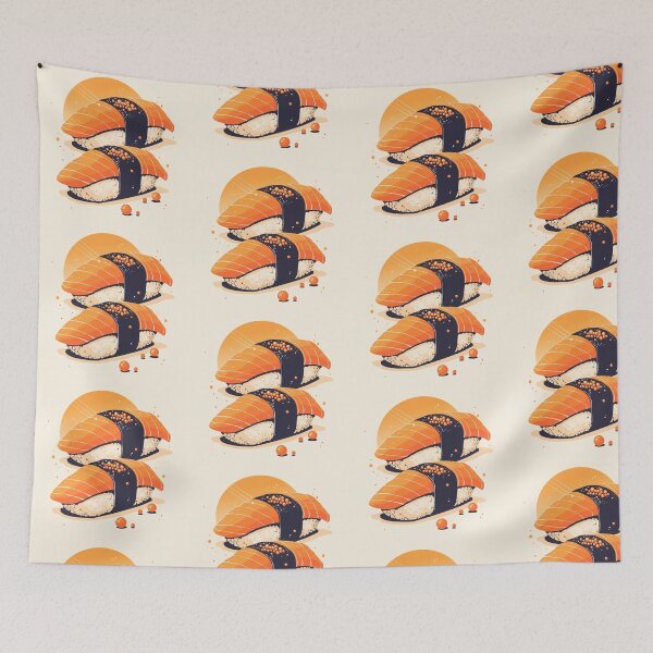 Item preview, "Minimalist Salmon Nigiri Japanese Art" designed and sold by OneMillionSpot.