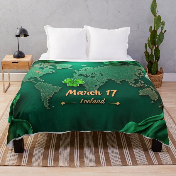 Item preview, Ireland Forever - Green Clover Celebration designed and sold by Emaga Digital Studio.