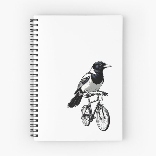 Item preview, Australian magpie bird on bike designed and sold by Revolution  Australia.