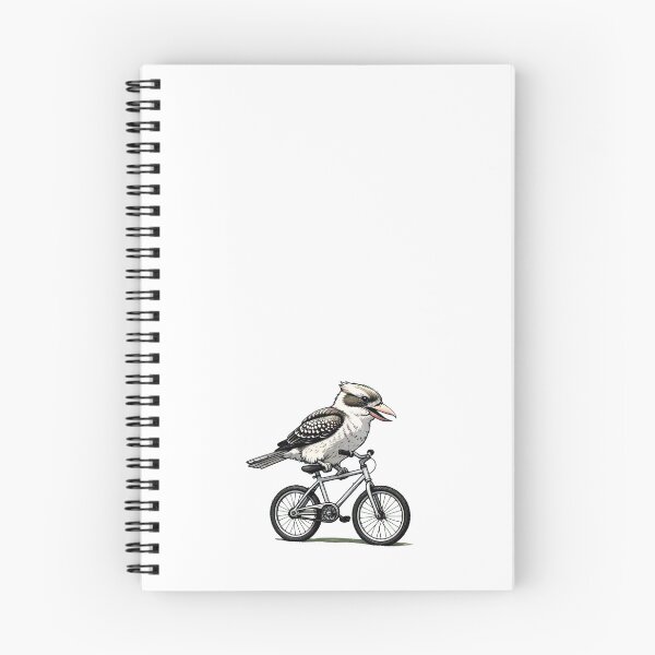 Item preview, Australian kookaburra bird on bike designed and sold by Revolution  Australia.