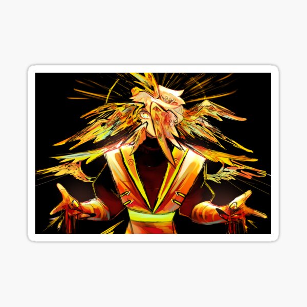 Biblically accurate Golden Ninja Sticker