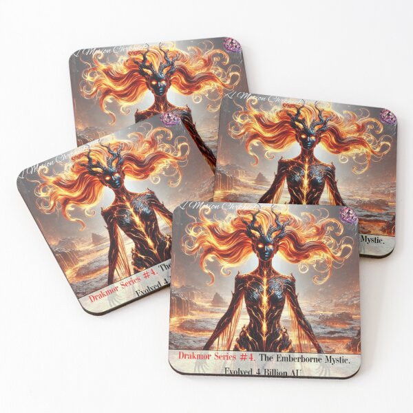 Item preview, "Emberborne Mystic: Drakmor Series #4/8 – Flamebound Power" designed and sold by KMChronicles.