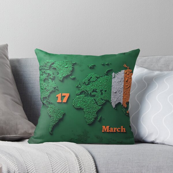 Item preview, Green and Gold Ireland - St Patrick's Day Art designed and sold by Emaga Digital Studio.
