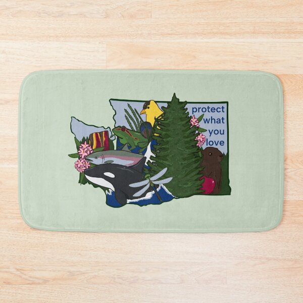 Item preview, Washington State Symbols (Protect What You Love) designed and sold by rornelson.